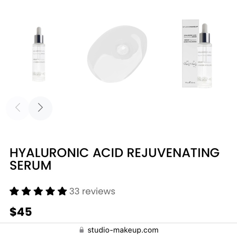 Hyaluronic acid rejuvenating serum